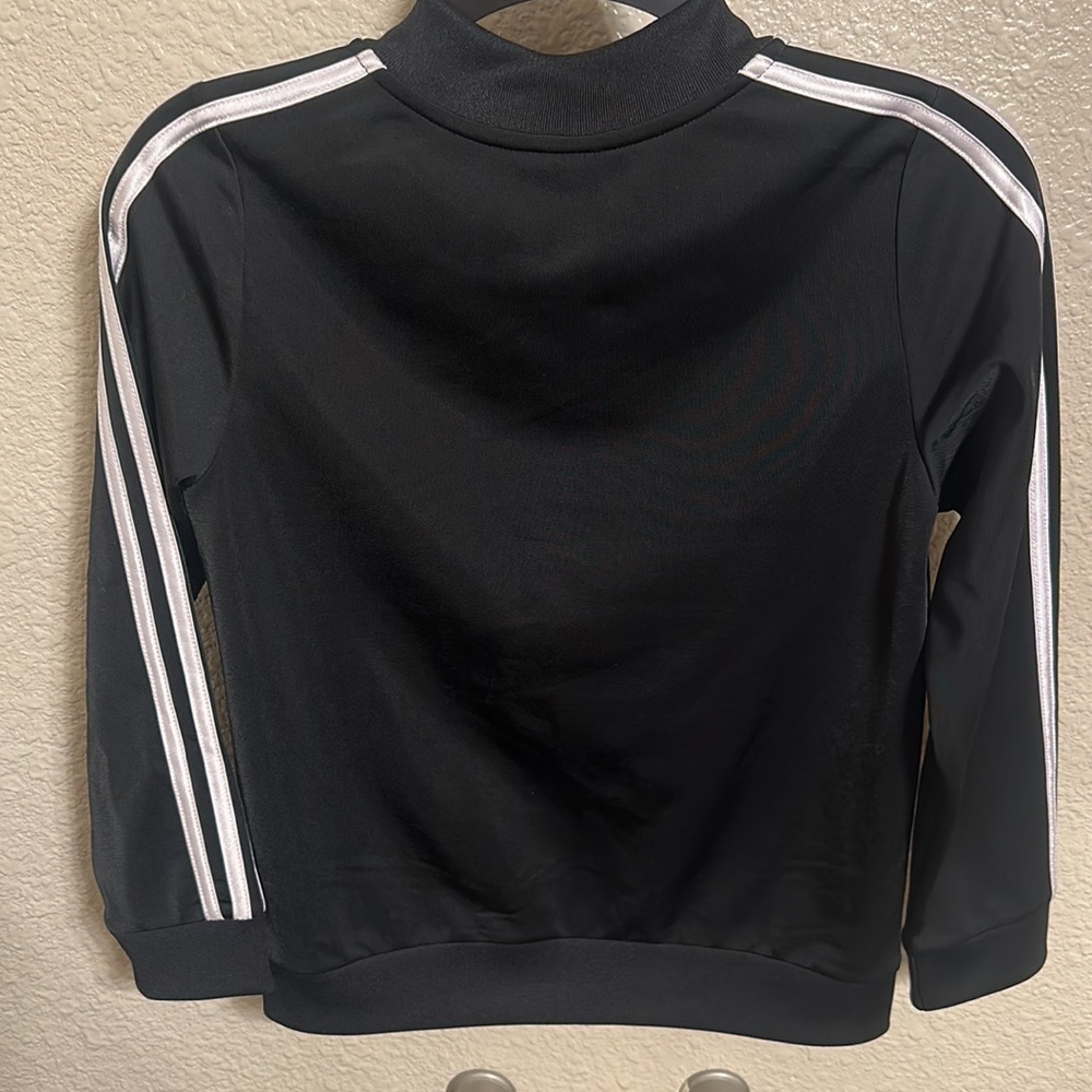 Kids adidas jacket with white stripes - Picture 4 of 5